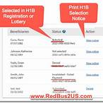 how to check h1b lottery status